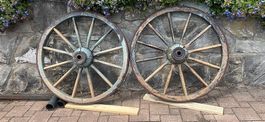 Wagenräder Holz 100 cm