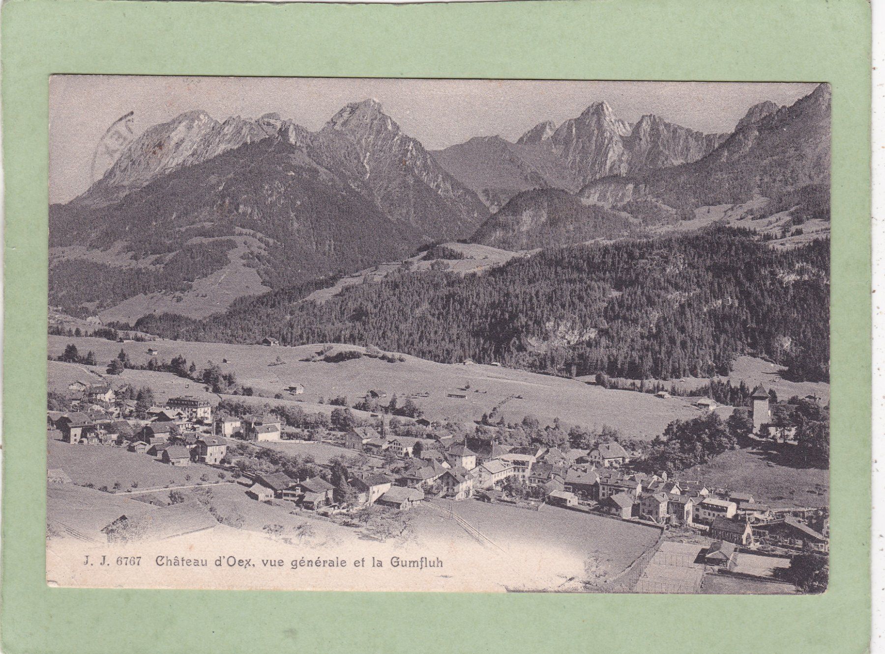 Ansichtskarten: Château d' Oex 1912 – Gebraucht aus Herisau von Lisegrat2008