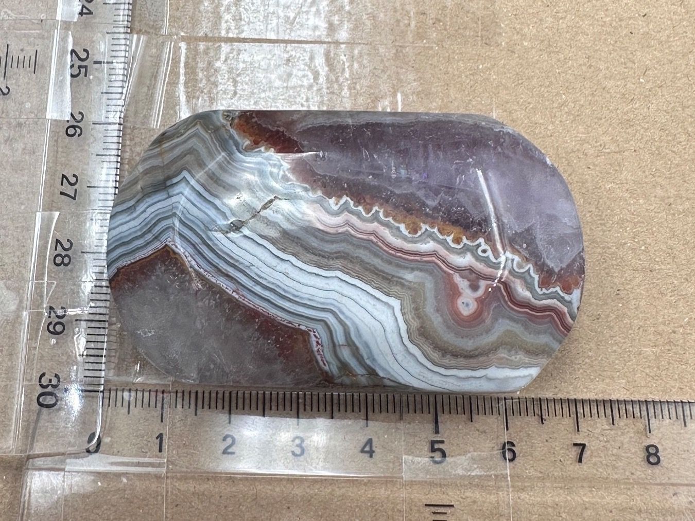 Minerali & Pietre curative: Amethyst mit Achat Handschmeichler Heilstein – Nuovo e nell'imballaggio originale da Männedorf venduto da Handschmeichler 4