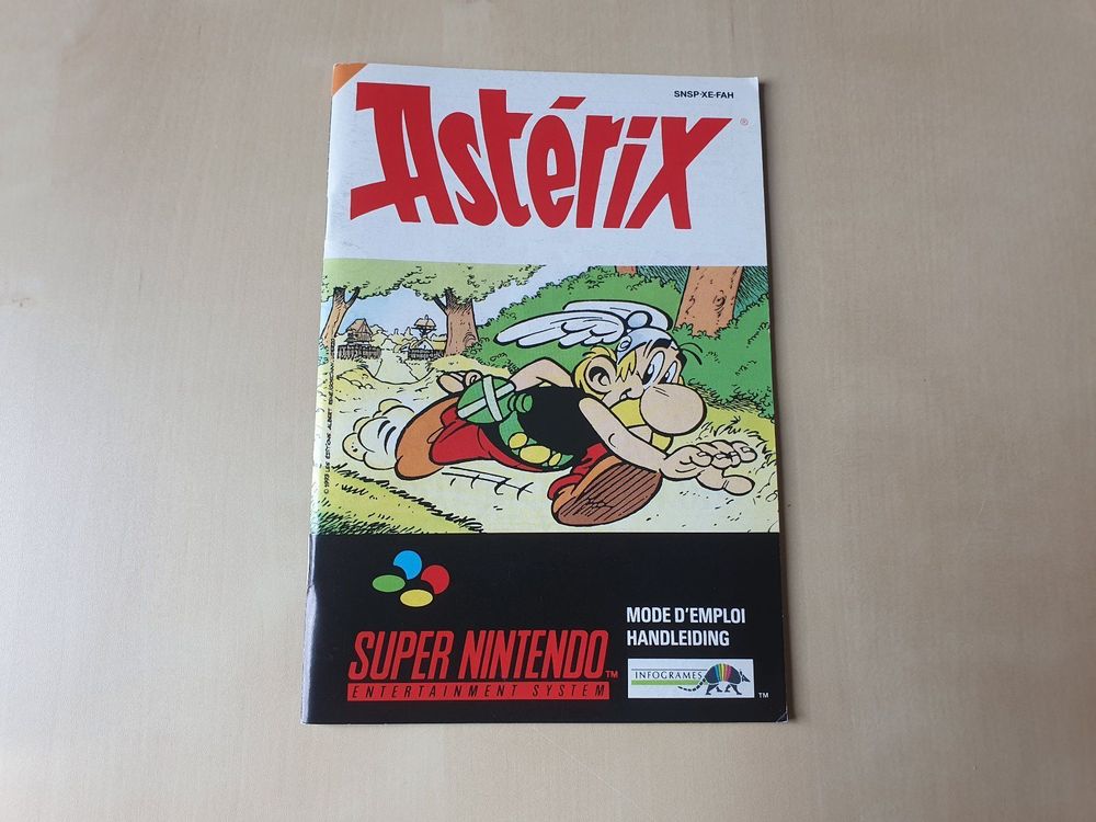 Asterix Snes Fah Complet - Pêle-Mêle