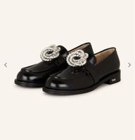 Loafers, Schwarz,