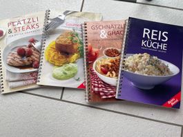 Betty Bossi Kochbuch Set: Plätzli & Steaks, Reis Küche