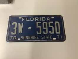 USA Nummernschild Florida 