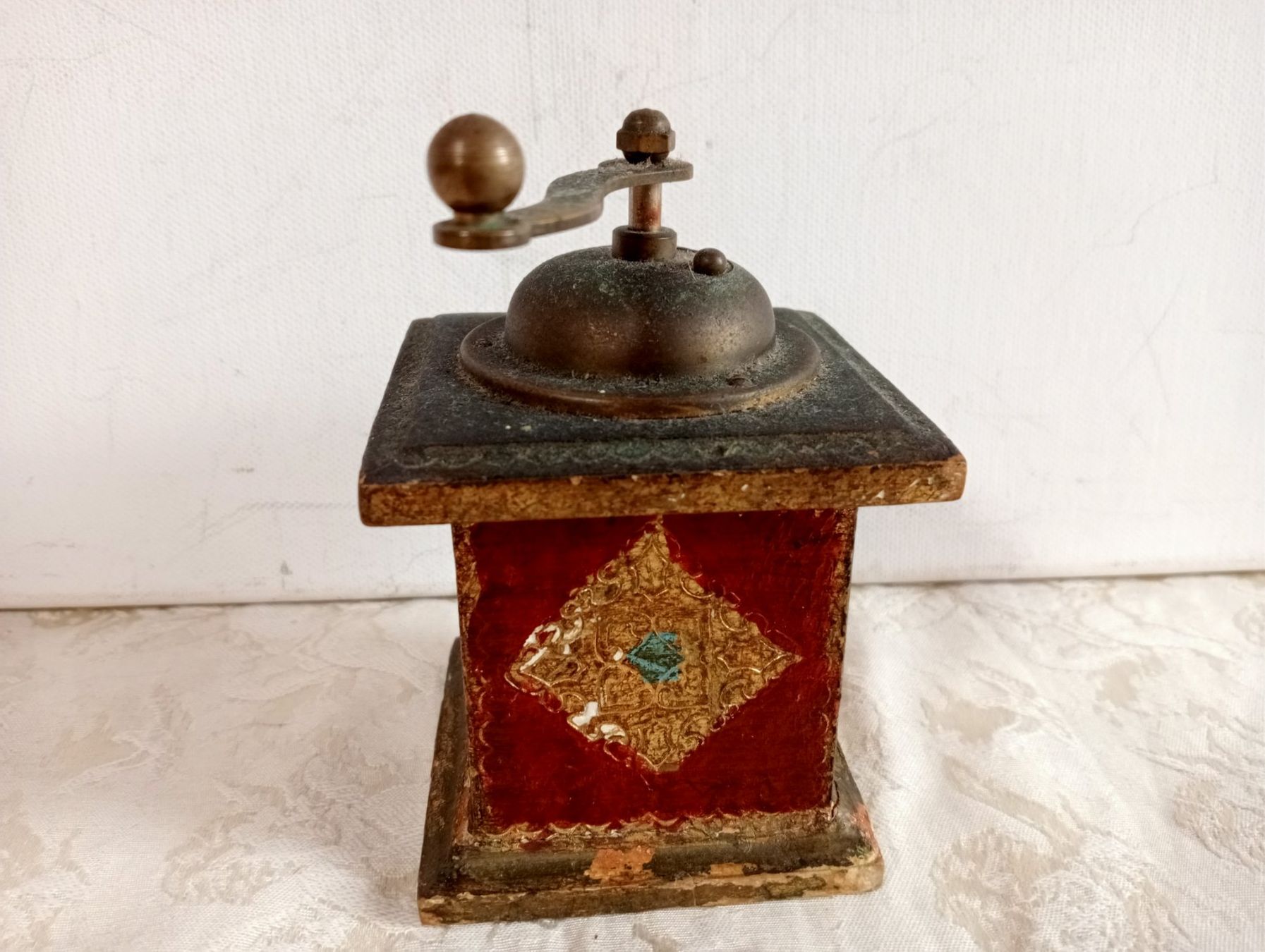 Elettrodomestici da cucina: Antike Pfeffermühle Italy Florence Shabby Chic – Usato da Oberdorf BL venduto da Barocki888 2