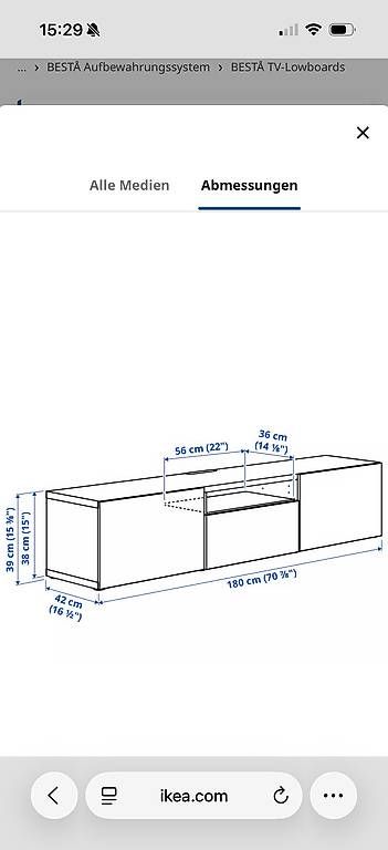 Ikea Mobili TV: TV Sideboard – Usato da Lichtensteig venduto da RIO_6810 3