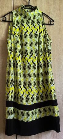 Kleid Compagnia Italiana Grösse 38 Muster gelb schwarz