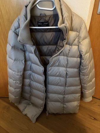 Steppjacke White Label beige Stehkragen Top Zustand