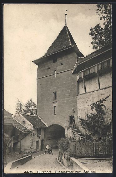Cartoline postali: AK Burgdorf, Eingangstor zum Schloss – Usato da Berlin venduto da bartko-reher