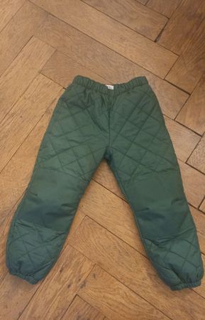 Warme, grüne Thermohose von Arket Grösse 116