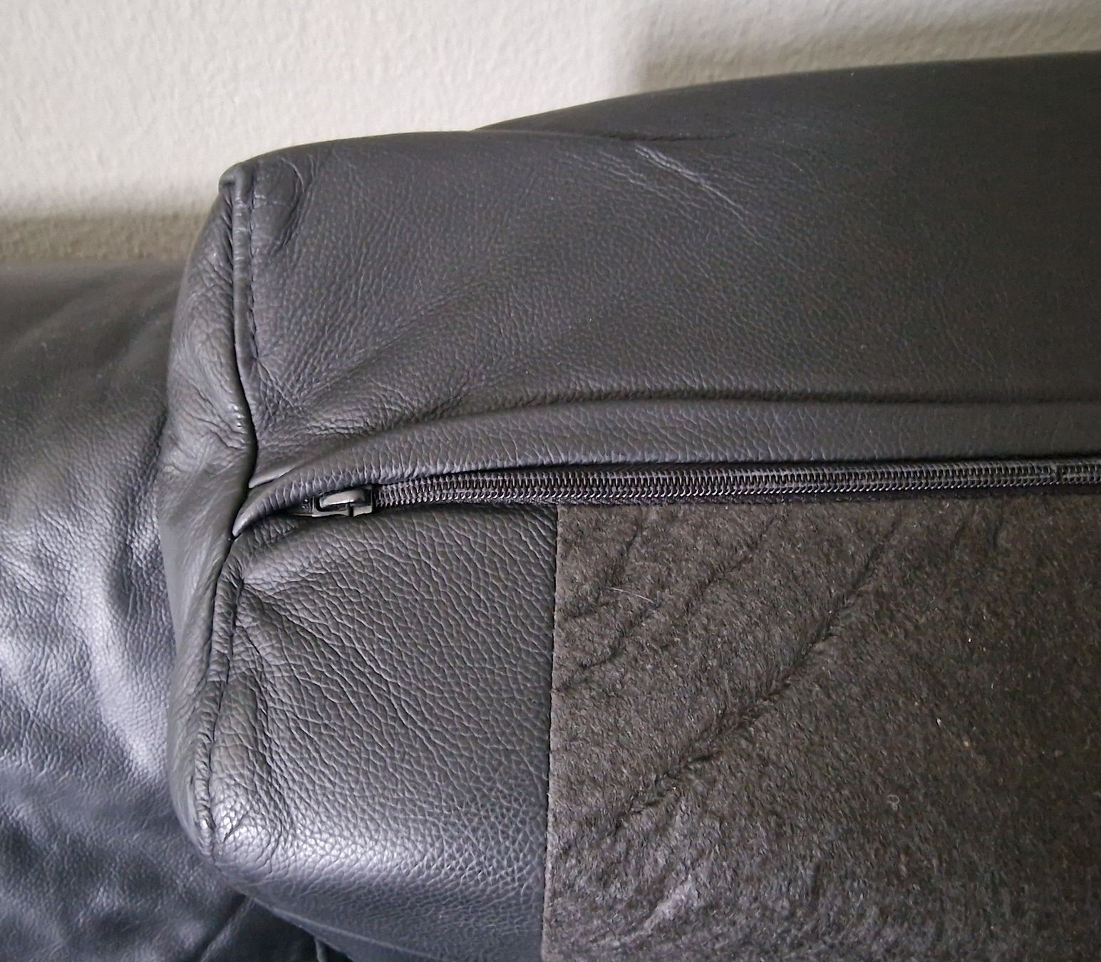 Sofas: Leder Sofa, schwarz, Echtleder – Gebraucht aus Elgg von bau_h7s2 4