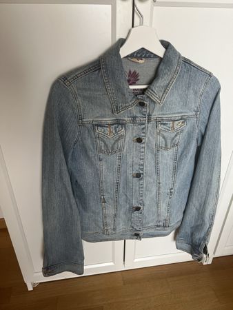 Hollister Denim Jean Jacket Size L Women's