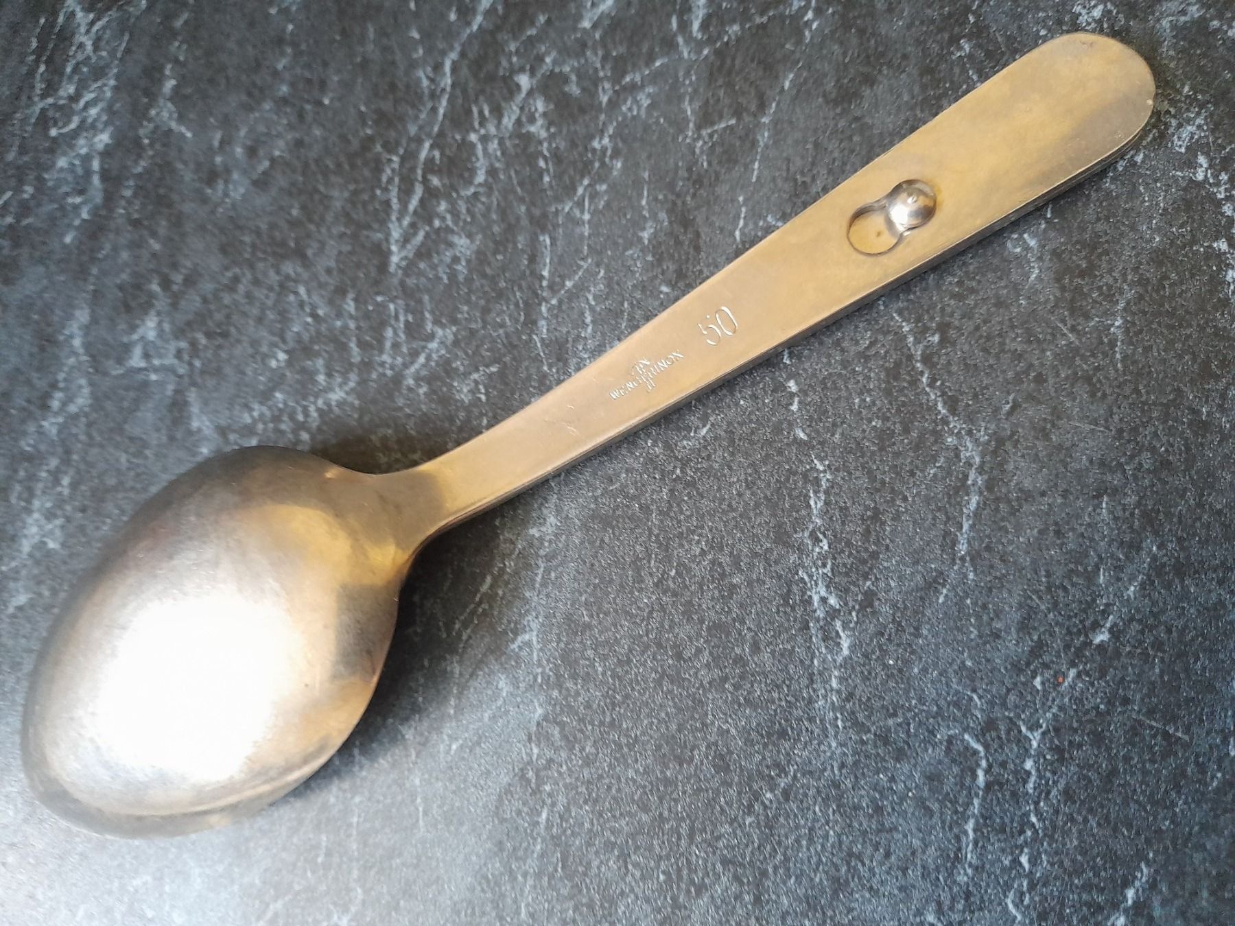 Set di posate: Schweizer Armee Essbesteck Wengerinox 1950 – Usato da Wattwil venduto da Schatzkammertroll 2