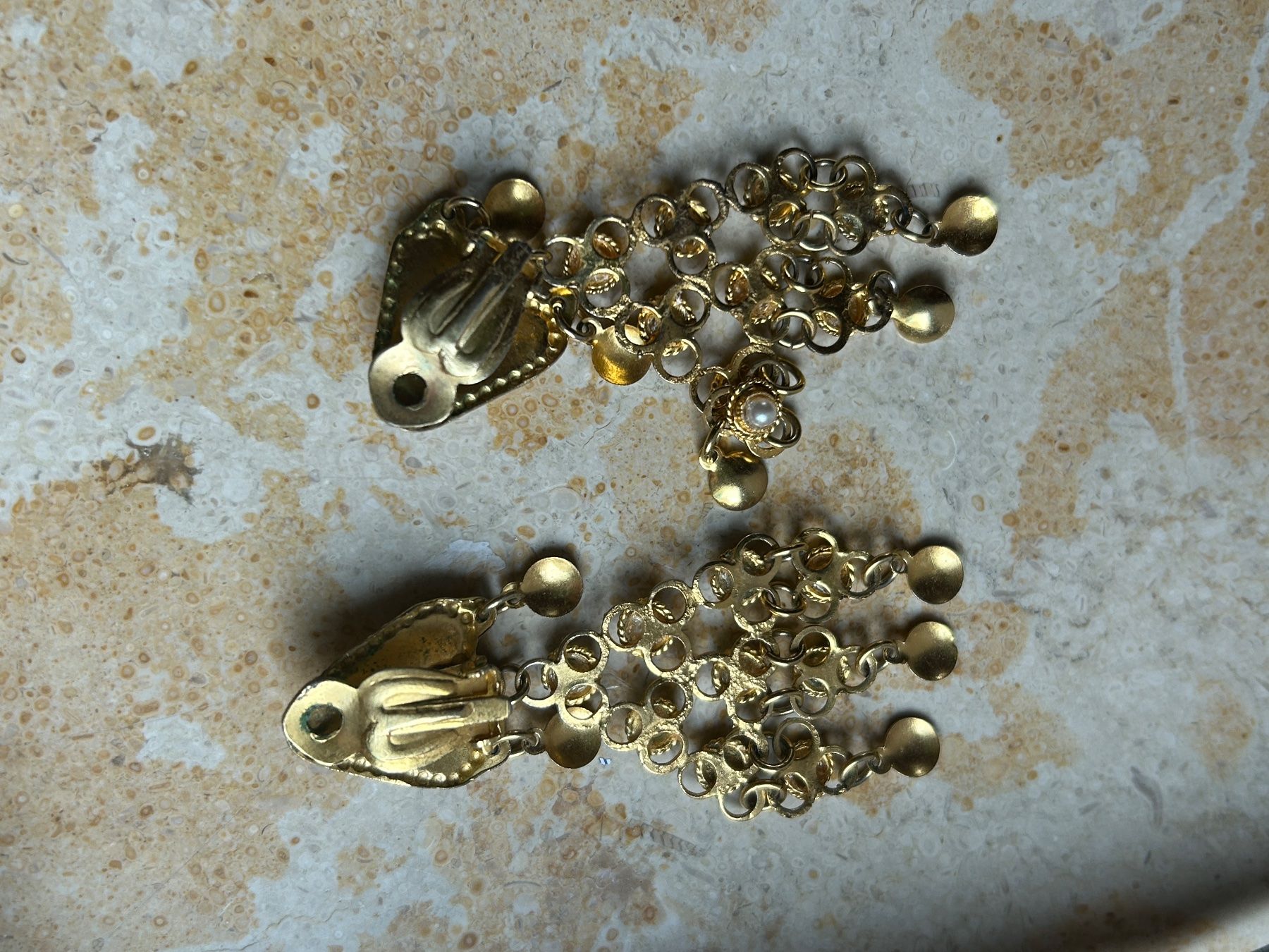 Ohrringe & -stecker: Gypsy Ohrenhänger mit kleinen Perlen – Gebraucht aus Laufen von belleskulptur 5