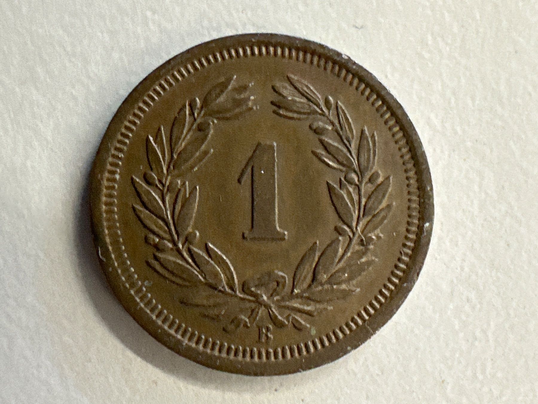 Tutti le monete: 1 Rp. Schweiz 1939 – Usato da Herisau venduto da herau 1