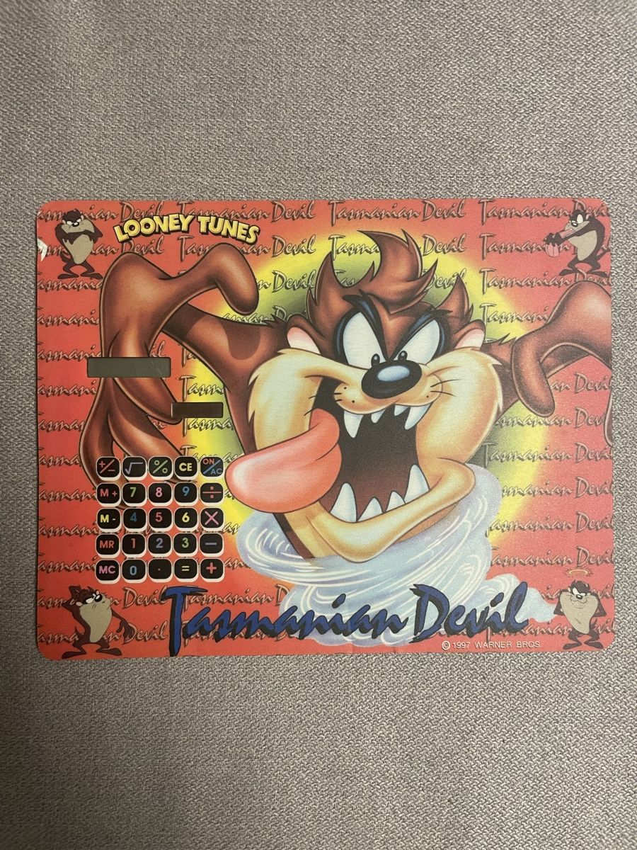 Mausmatten: Looney Tunes Tasmanian Devil Mouspad & Rechner – Neu (gemäss Beschreibung) aus Lenk im Simmental von banane50626