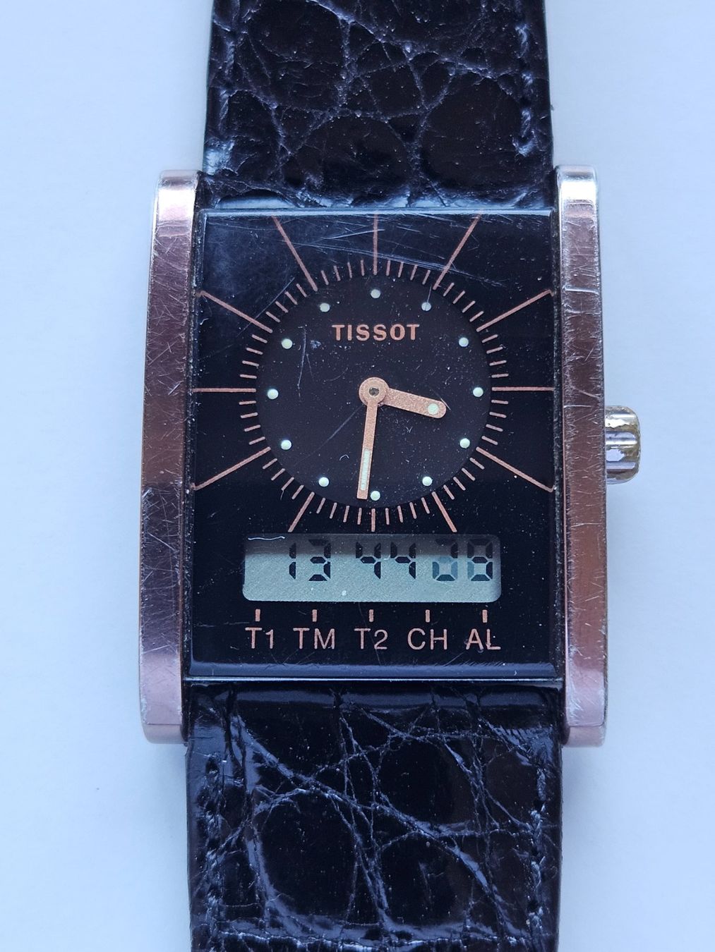 Tissot Uhren: 274 Tissot Two Timer schwarz Quartz – Gebraucht aus Berikon von mmm21