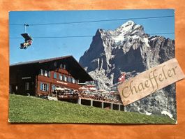 Grindelwald, Bergrestaurant Bort, Firstbahn. Wetterhorn 