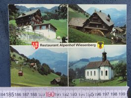 WIESENBERG ONQ AK RESTAURANT ALPENHOF GISLER-CHRISTEN 1990