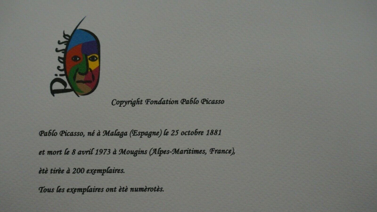 Foto & Immagini: PABLO PICASSO    HANDNUMMERIERT  DRUCKSIGNIERT – Usato da Gersau venduto da grafik-kunst 5