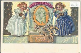 Postkarte Königreich Bayern 1911 Oscar Gonser München...