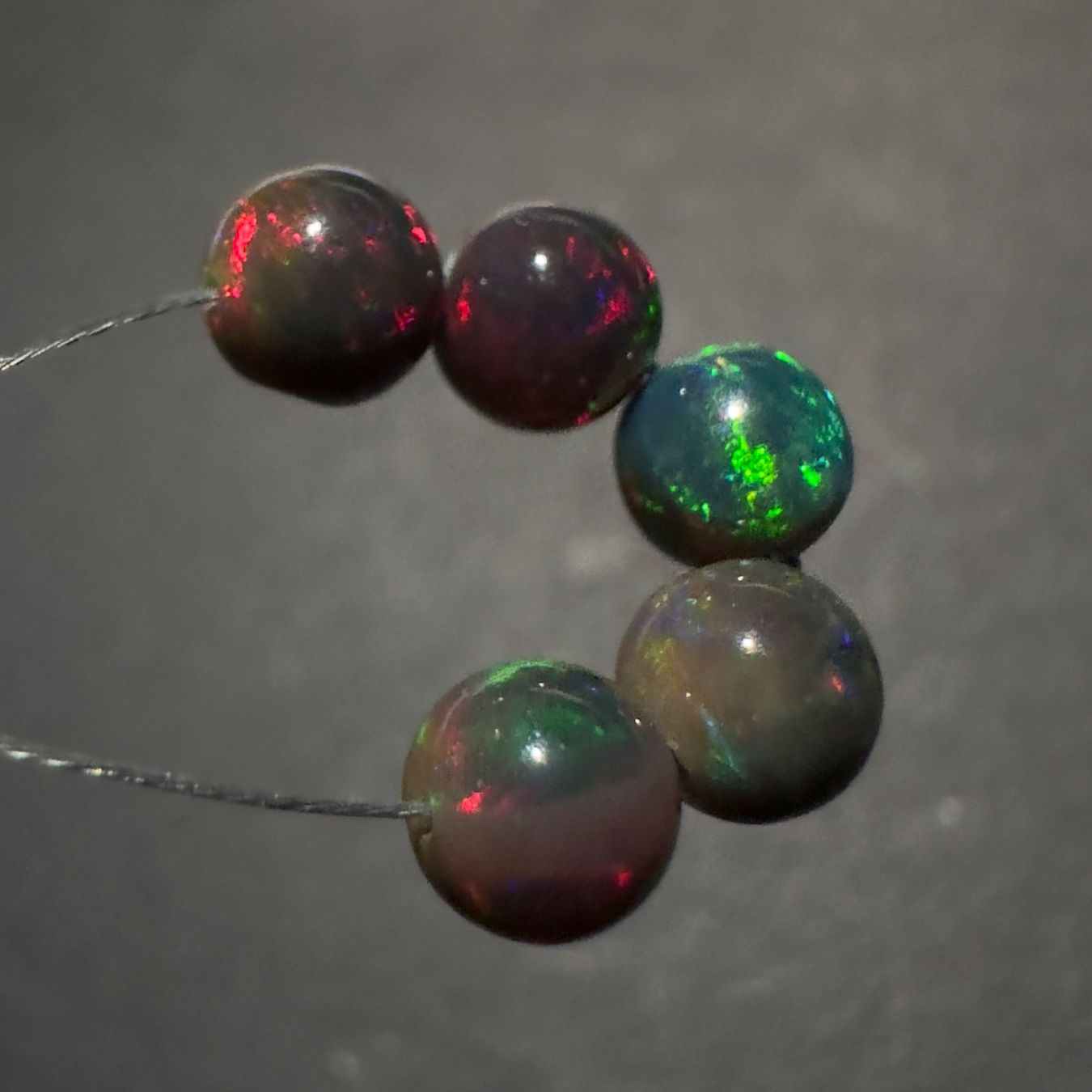 Edelsteine: 3.62 ct - Natural Ethiopian Opal Beads - 5 Pcs – Neu (gemäss Beschreibung) aus Zürich von Yoohooz 2