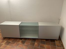 Sideboard Metall und Glas