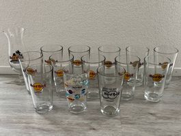 Hard Rock Gläser Sammlung