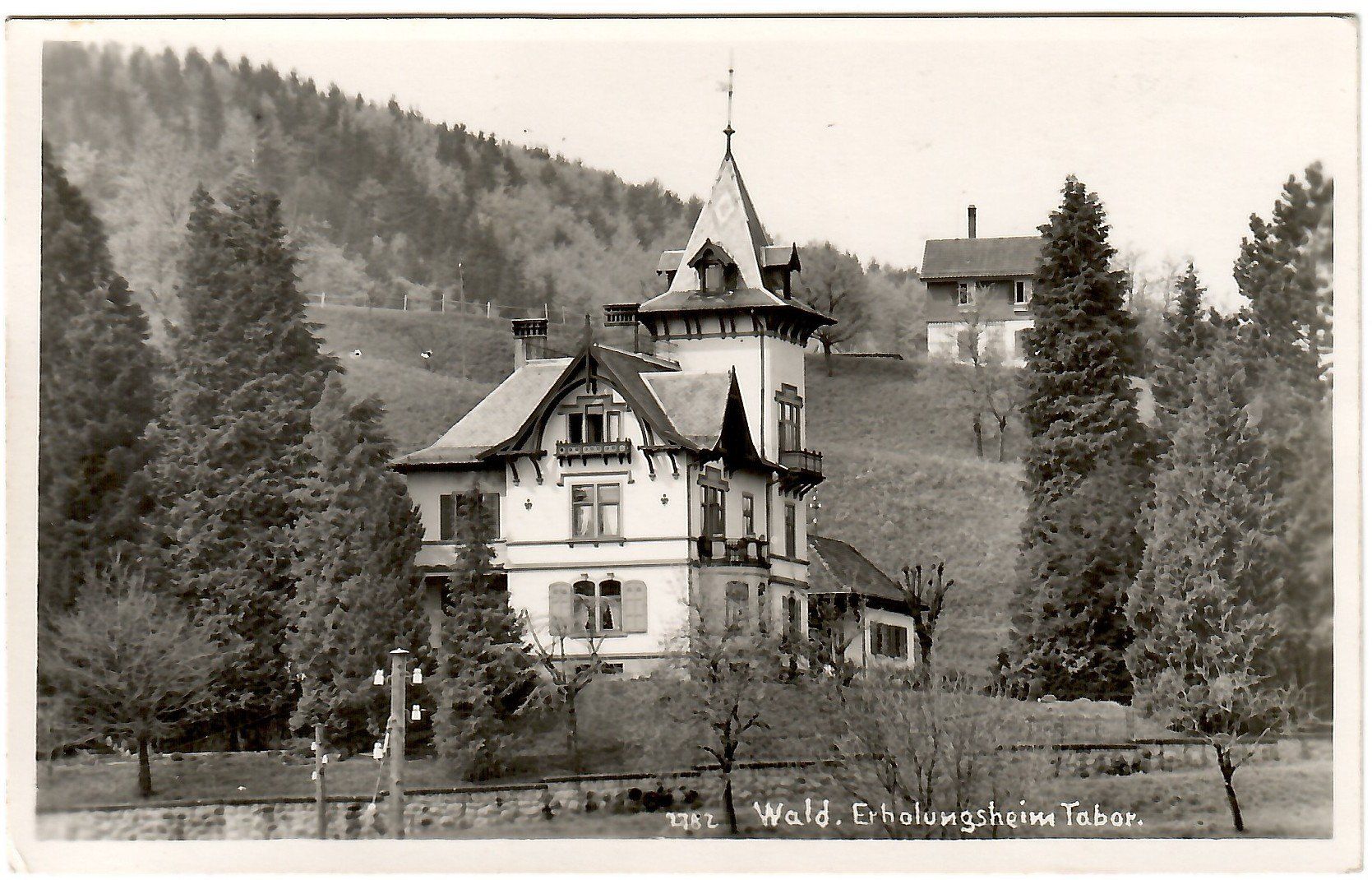 Cartoline postali: Ansichtskarte   Wald, Erholungsheim Tabor – Usato da Kerns venduto da etma3