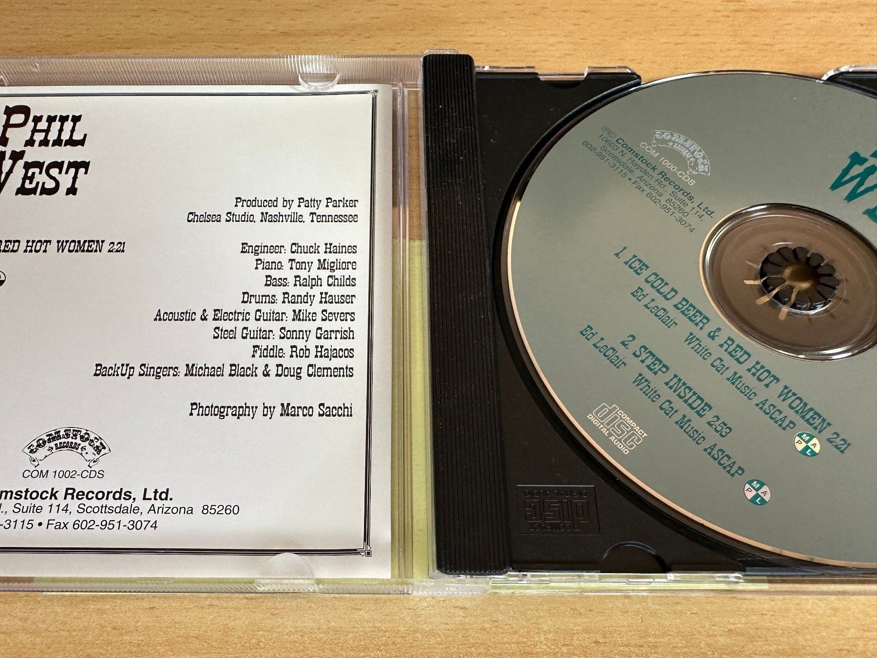 CD: Phil West - Phil West – Usato da Rikon im Tösstal venduto da Alpenmutz 2