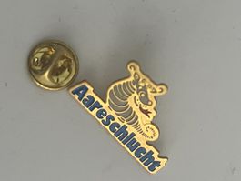 Pin Aareschlucht Tier Motiv Goldfarben