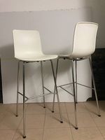 2 Tabourets de bar Vitra HAL RE Stool par Jasper Morrison