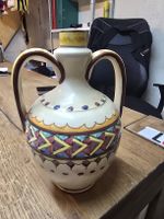 Krug Keramik bemalt mit Bodenmarke (N)