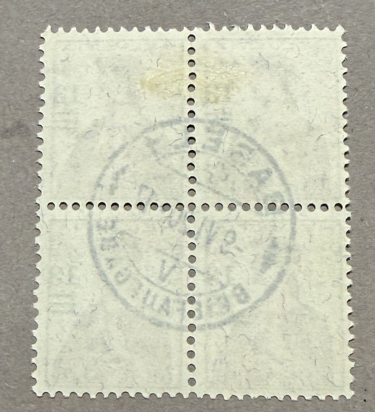 Alle Briefmarken: 133  Viererblock Stp. Basel SBK 100.- – Gebraucht aus Steinhausen von yukon26 1