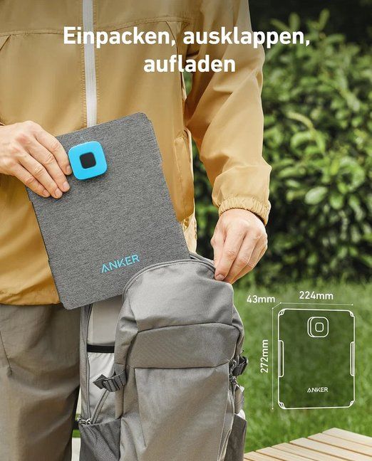 Solargeräte und Solarprodukte: Faltbares Solarpanel Anker Solix PS30 portable solar – Neu (gemäss Beschreibung) aus Unterseen von marijn 1