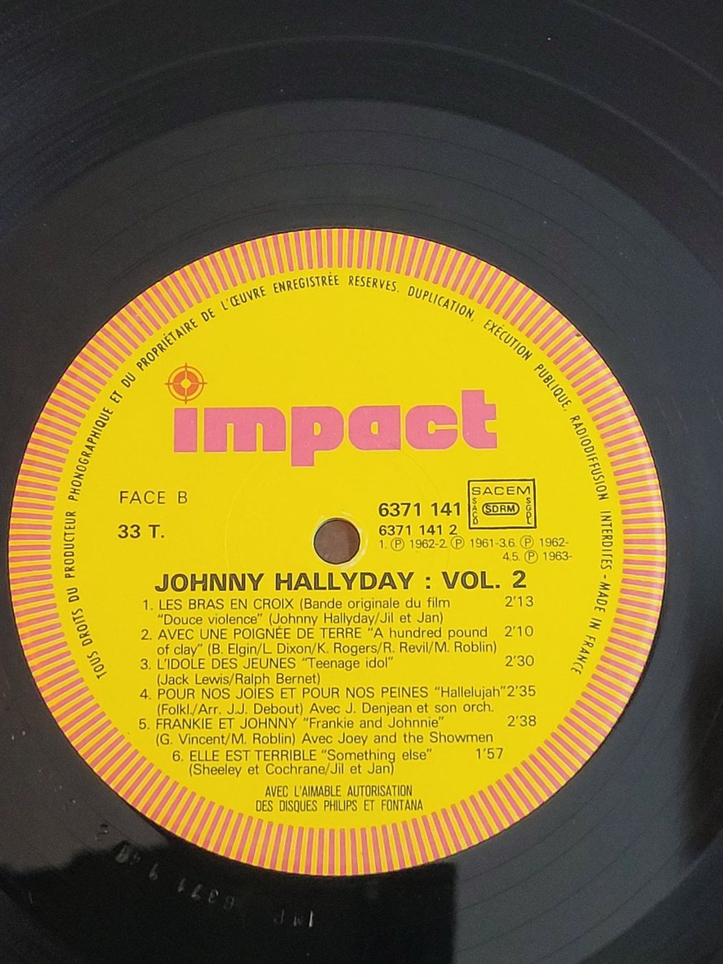 Dischi in vinile: Vinyle Johnny Hallyday Volume 2 Impact – Usato da La Chaux-de-Fonds venduto da reu_kx5l 5