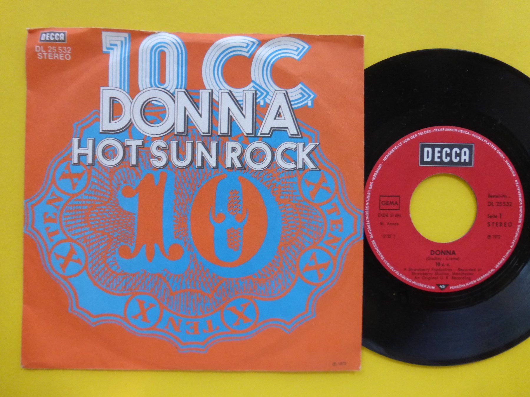 Dischi in vinile: 10 C.C. – Donna – Usato da Zürich venduto da Swiss57