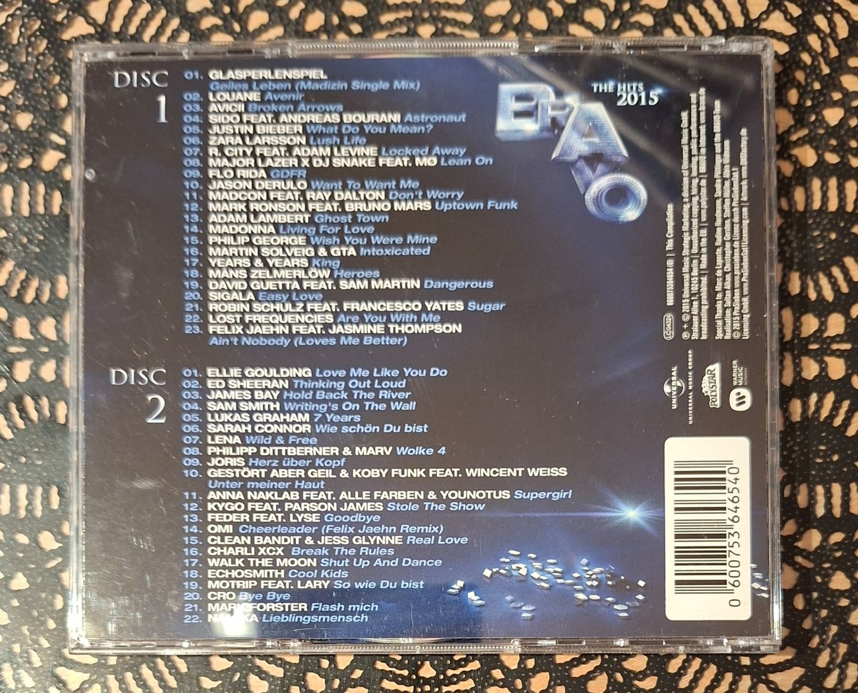 CD: Bravo Hits - The Hits 2015, 2CD Hit Compilation Sampler 2015 – Usato da Amriswil venduto da Celini3 1