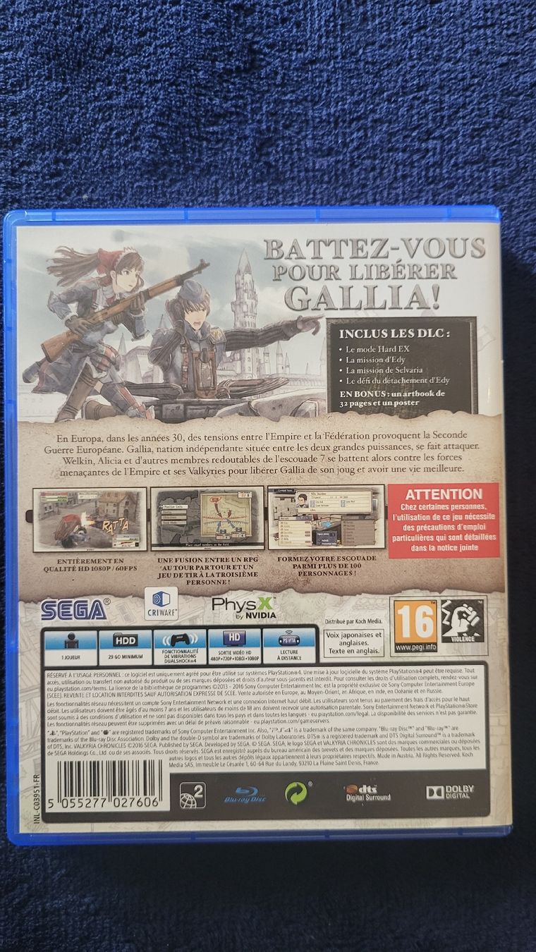 Giochi: Valkyria Chronicles / Playstation 4 Spiel Kompl. – Nuovo (secondo la descrizione) da Biel/Bienne venduto da Retrohr 3