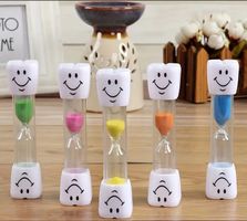 1 Stück Sanduhr gelb Zahnputzhilfe für Kinder 3min.