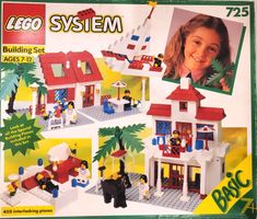 LEGO BASIC Vintage Set 725 Basic Building *RARITÄT*