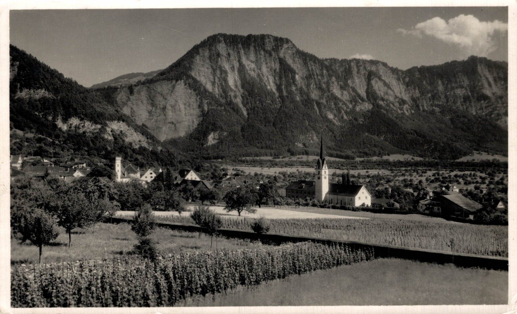 Ansichtskarten: Malans, Blick nach Felsenbach – Gebraucht aus Bronschhofen von Astore