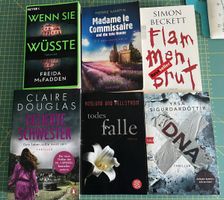 6 spannende Taschenbücher  gebraucht guter Zustand