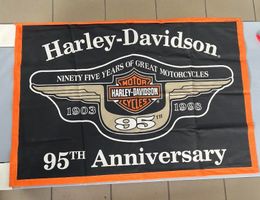 🚩Drapeau Harley-Davidson 95 th anniversaire - 1998 🚩
