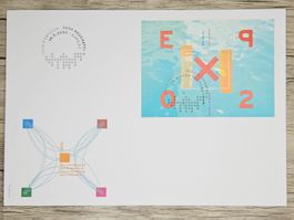 CL04 Enveloppe + Timbre Suisse 2000