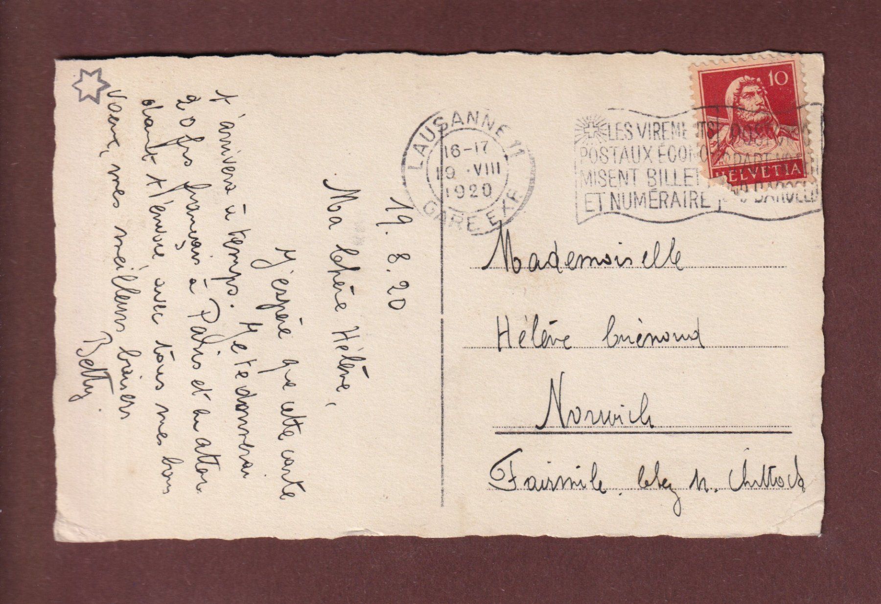 Cartes postales: FIESCHERHÖRNER - Skifahrer - 1920 // Eckbug // – D'occasion à Pully par nicecards-shop 1