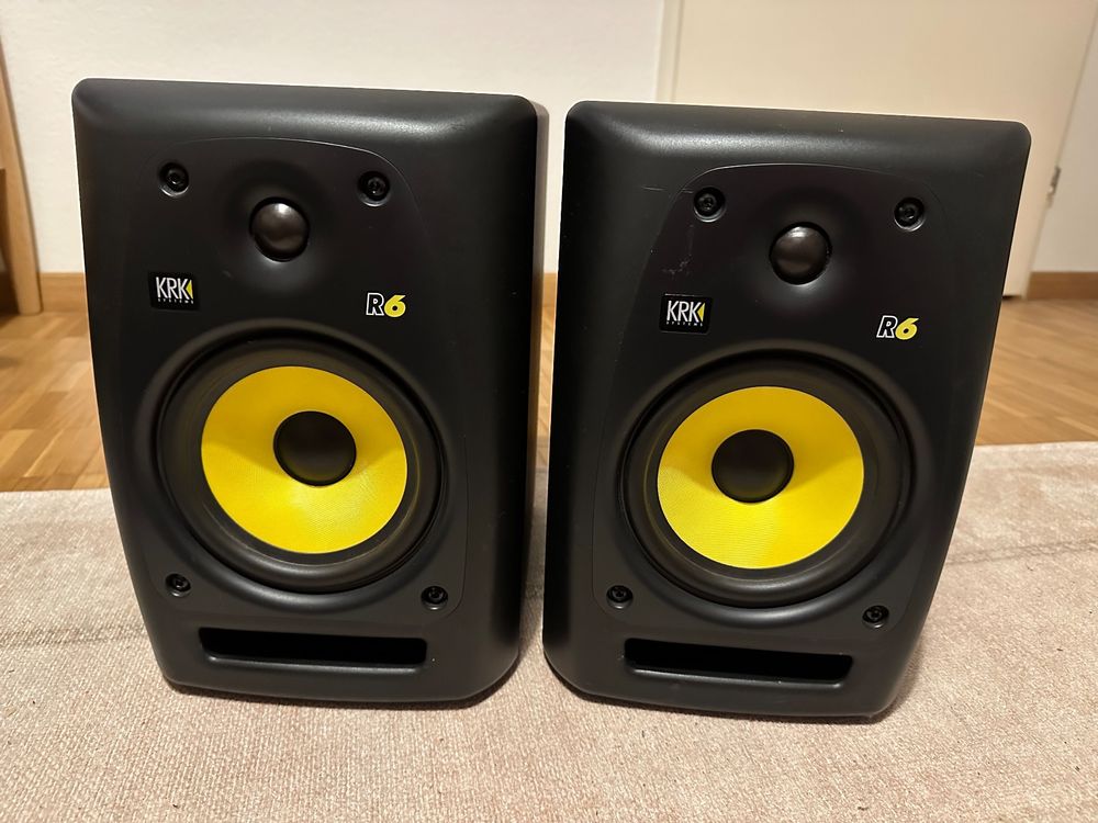 Krk r6 passive studio hot sale monitor