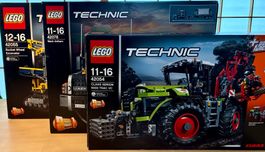 Drei Lego Technic Modelle 42055, 42078 und 42054 im Paket