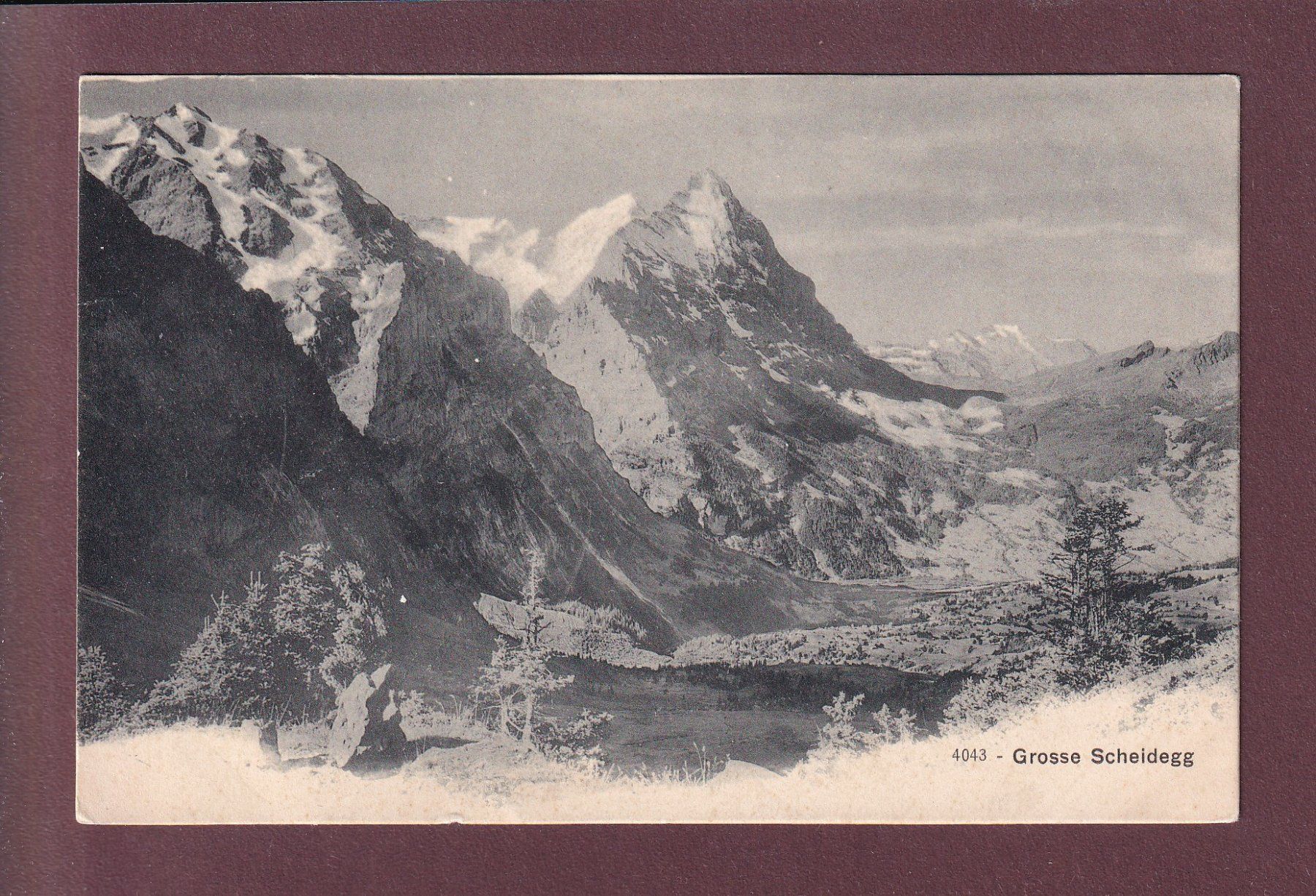 Cartes postales: GROSSE SCHEIDEGG – D'occasion à Pully par nicecards