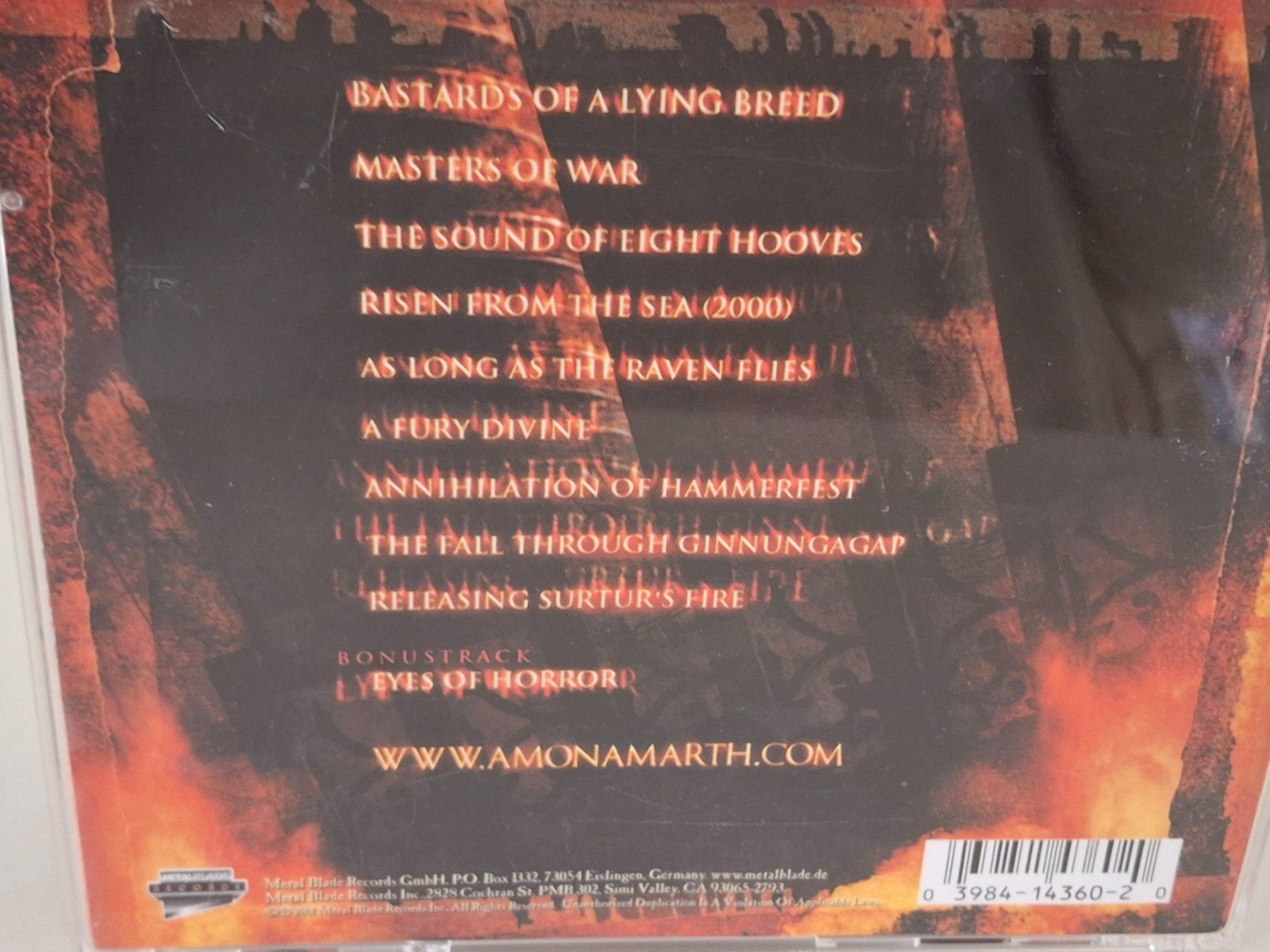 CD: CD Amon Amarth - The Crusher - Metal – Usato da Aarberg venduto da Jackup1 1