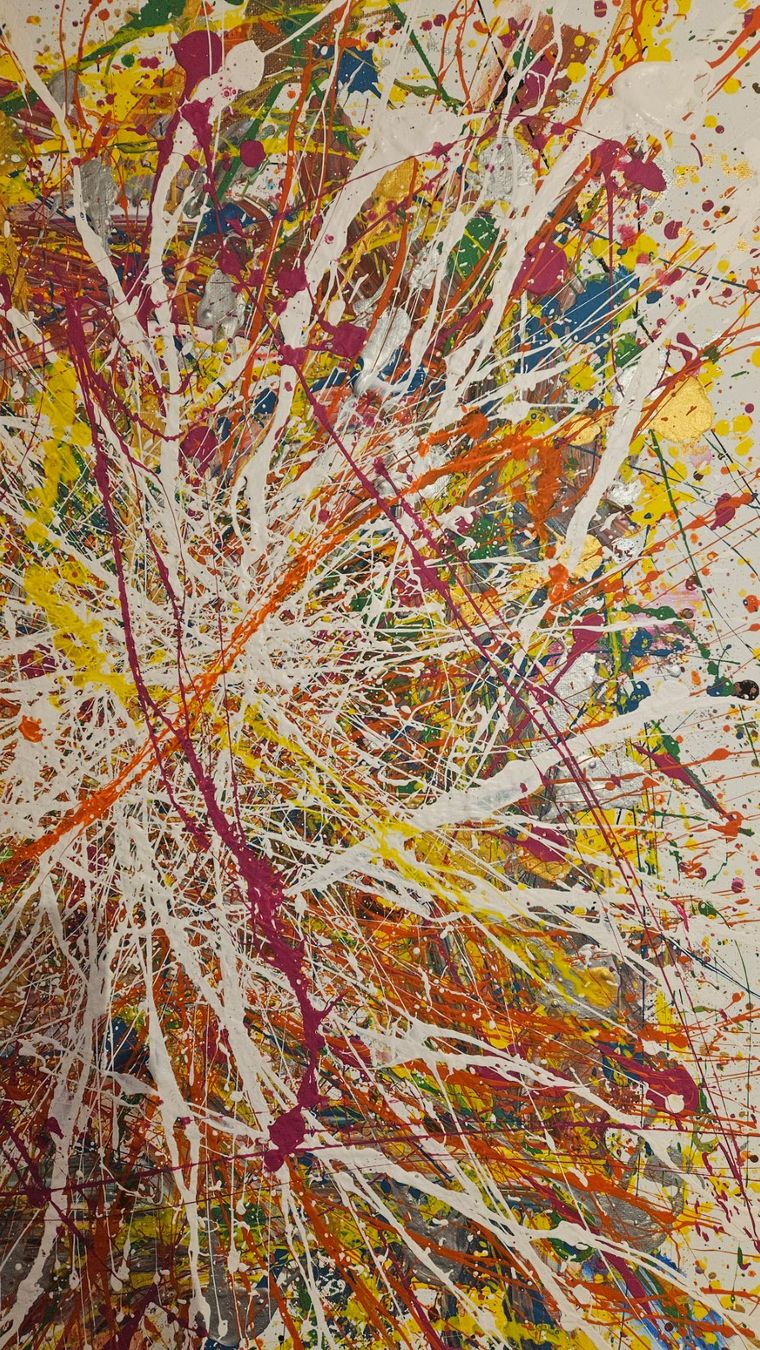 Gemälde: Tableau abstrait moderne, explosion de couleurs vives! – Neu (gemäss Beschreibung) aus Le Locle von fab_c9hh 4